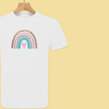 Boho Rainbow Teens/Adults T Shirt, 2 of 12