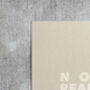 Not Ready Yet Typographic Print, thumbnail 3 of 6