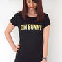 'Gin Bunny' Women's Gin T Shirt, thumbnail 3 of 3