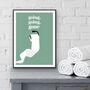 Going, Going, Gone Bathroom Print, thumbnail 3 of 3