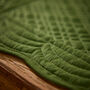 Emerald Quilted Scalloped Placemats, thumbnail 4 of 5