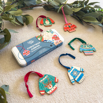 Christmas Jumper Decoration Kit, 6 of 7