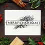 Merry Christmas Rubber Stamp, thumbnail 4 of 4