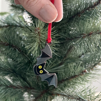 Bat Christmas Tree Decoration, 3 of 3