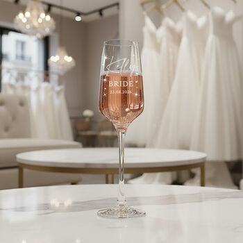 Personalised Classic Wedding Dress Bridal Hanger, 4 of 5