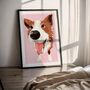 Border Collie Art Print | Pet Portrait, thumbnail 2 of 12