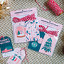 Pack Of 12 Festive Christmas Gift Tags, thumbnail 1 of 4