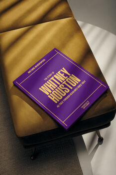 Whitney Houston Personalised Gift Music Legend Deluxe Book, 8 of 11