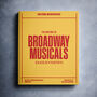 Broadway Musicals Personalised Gift Musical Theatre History Deluxe Book, thumbnail 1 of 10