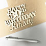 Personalised 30th Birthday Card Keepsake, thumbnail 4 of 10