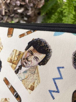 Columbo Wash Bag – Retro Detective Zip Pouch, Makeup Bag, Pencil Case, 80s Pop Culture Pattern, 11 of 11