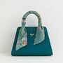 Into The Woods Mini Teal Tote, thumbnail 1 of 7