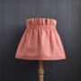 Dolly Red Gingham Gathered Scrunchie Lampshade, thumbnail 1 of 4