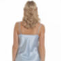 British Made Pale Blue Short Satin Nightdress With Lace Detail Ladies Size 8 To 28 UK, thumbnail 5 of 5