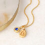 Personalised Birthstone And Zodiac Charm Necklace, thumbnail 2 of 5