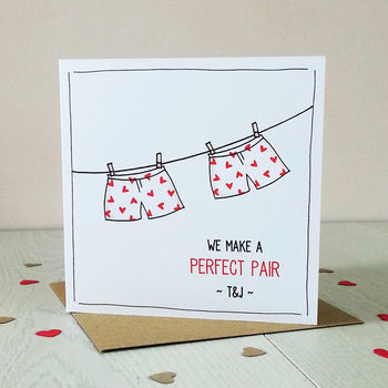 Perfect Pair Underwear Card, 2 of 4