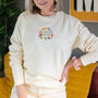Embroidered Bloom And Grow Sweatshirt, thumbnail 3 of 7