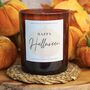 Happy Halloween Pumpkin Spice Scented Candle, thumbnail 1 of 6