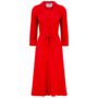 Polly Dress In Lipstick Red Vintage 1940s Style, thumbnail 1 of 2