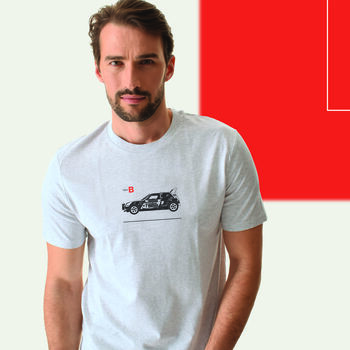 Retro Rally Car Motoring T Shirt, 6 of 6
