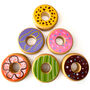 Wooden Donuts Pretend Play Food Set, thumbnail 3 of 5