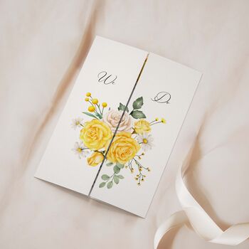 Summer Rose Gatefold Wedding Invitations, 2 of 5