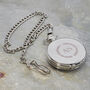 Personalised Heritage Dual Side Pocket Watch In Silver, thumbnail 2 of 12