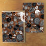 Ammonoidea Fossil Print A6 Greetings Cards, thumbnail 3 of 7