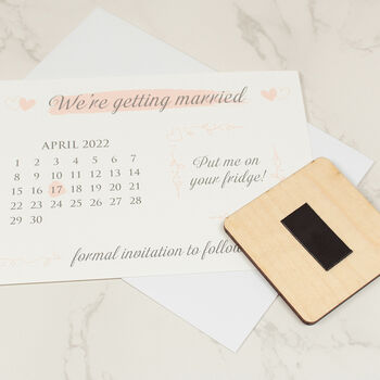 Calendar Wedding Save The Date Magnets And Cards, 3 of 7