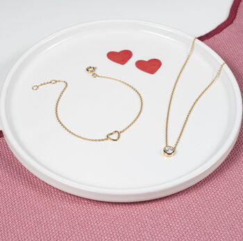 Verona Gold Vermeil Love Heart Bracelet, 4 of 5