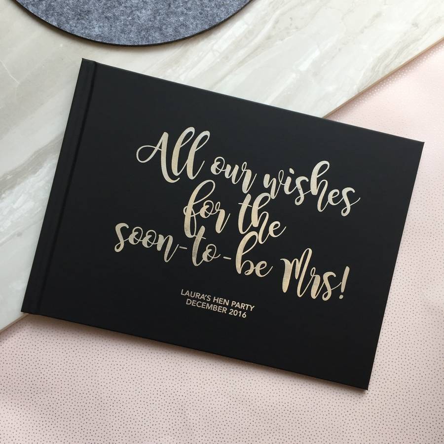 Personalised 'Hen Do' Book By Pickle Pie Gifts