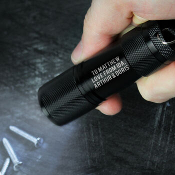Personalised Mini Torch With Gift Box, 2 of 4