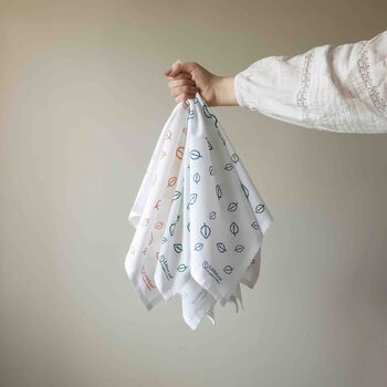 Organic Cotton Handkerchiefs, Family Pack Of Nine, 7 of 12