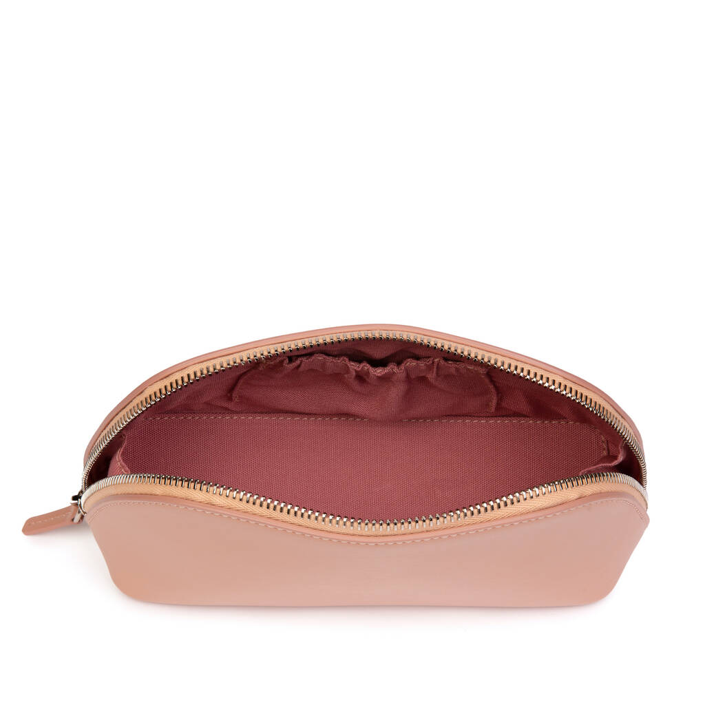 Vegan Apple 'Leather' Cosmetics Case: Pink By LUXTRA ...