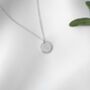 Custom Letter Disc Necklace – Birthday Gift For Her, thumbnail 7 of 7
