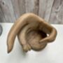 Hand Carved Wooden ‘Hand Of Wisdom’ Wine Bottle Holder, thumbnail 9 of 11