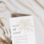 Personalised Palm Tree Wedding Invitations, thumbnail 2 of 2