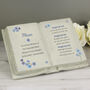 Personalised Forget Me Not Memorial Resin Book, thumbnail 3 of 3