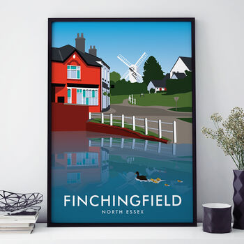 Finchingfield Windmill Art Print, 2 of 4