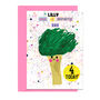 Personalised Broccoli Age Card, thumbnail 2 of 2