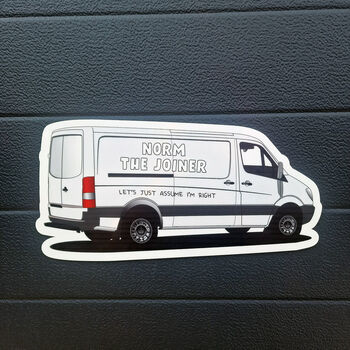 Personalised Tradie Van Sign, 4 of 4