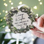 Wooden New Home Wreath Christmas Tree Decoration, thumbnail 3 of 9