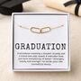 Graduation Gift For Her, Interlocking Necklace With Birthstone, thumbnail 1 of 10