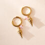 Ice Cream Scoop Hoop Earrings, thumbnail 3 of 4