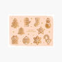 Christmas Gingerbread Ornaments Postcards Pack Of 10, thumbnail 2 of 3