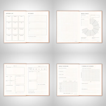 Peach Pink Wellness Planner, 3 of 6
