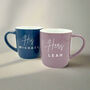 His And Hers Personalised Stoneware Mug, thumbnail 6 of 7