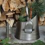 Traditional Fireside Coal Bucket And Match Holder, thumbnail 1 of 4