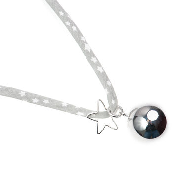 Bola Chime Star Print Pregnancy Necklace, 4 of 5