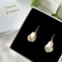 Silky Keshi Pearl Earrings, thumbnail 1 of 4